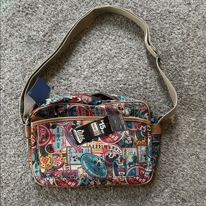 Disney Crossbody Bag with Graphic Mickey Print